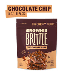 Brownie Brittle Original Chocolate Chip crispy edges showcased for texture