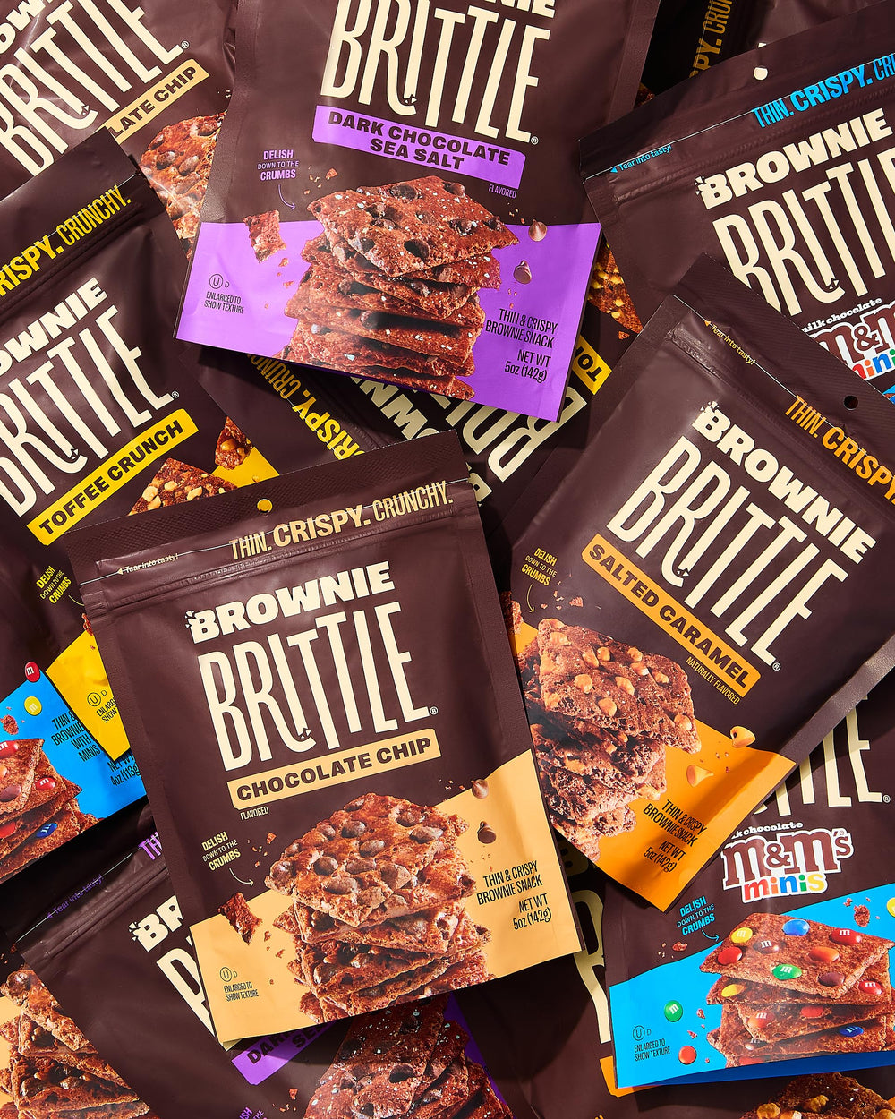 Brownie Brittle perfect party snack tray for sharing.