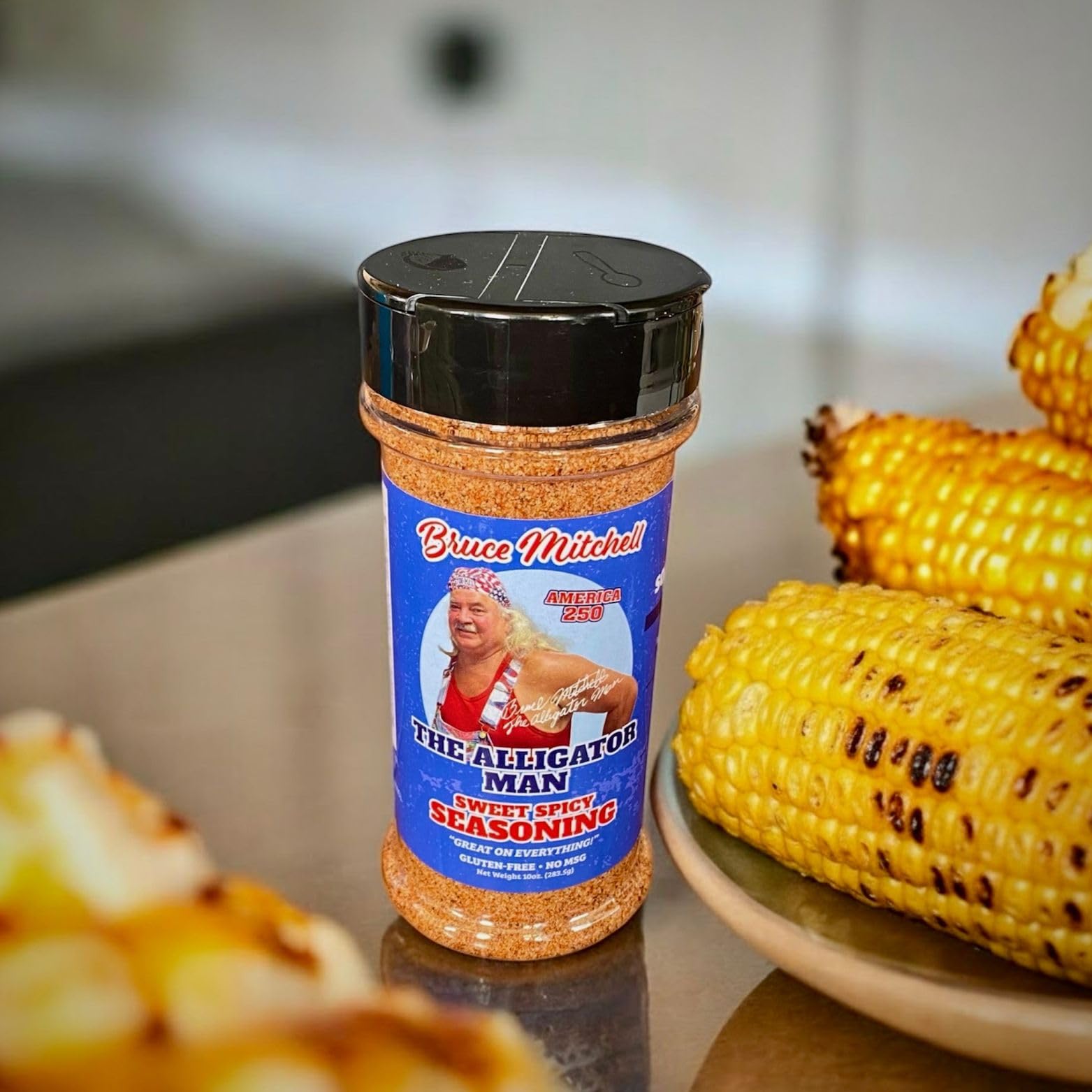 Pork ribs kissed by Alligator Man seasoning for balanced heat