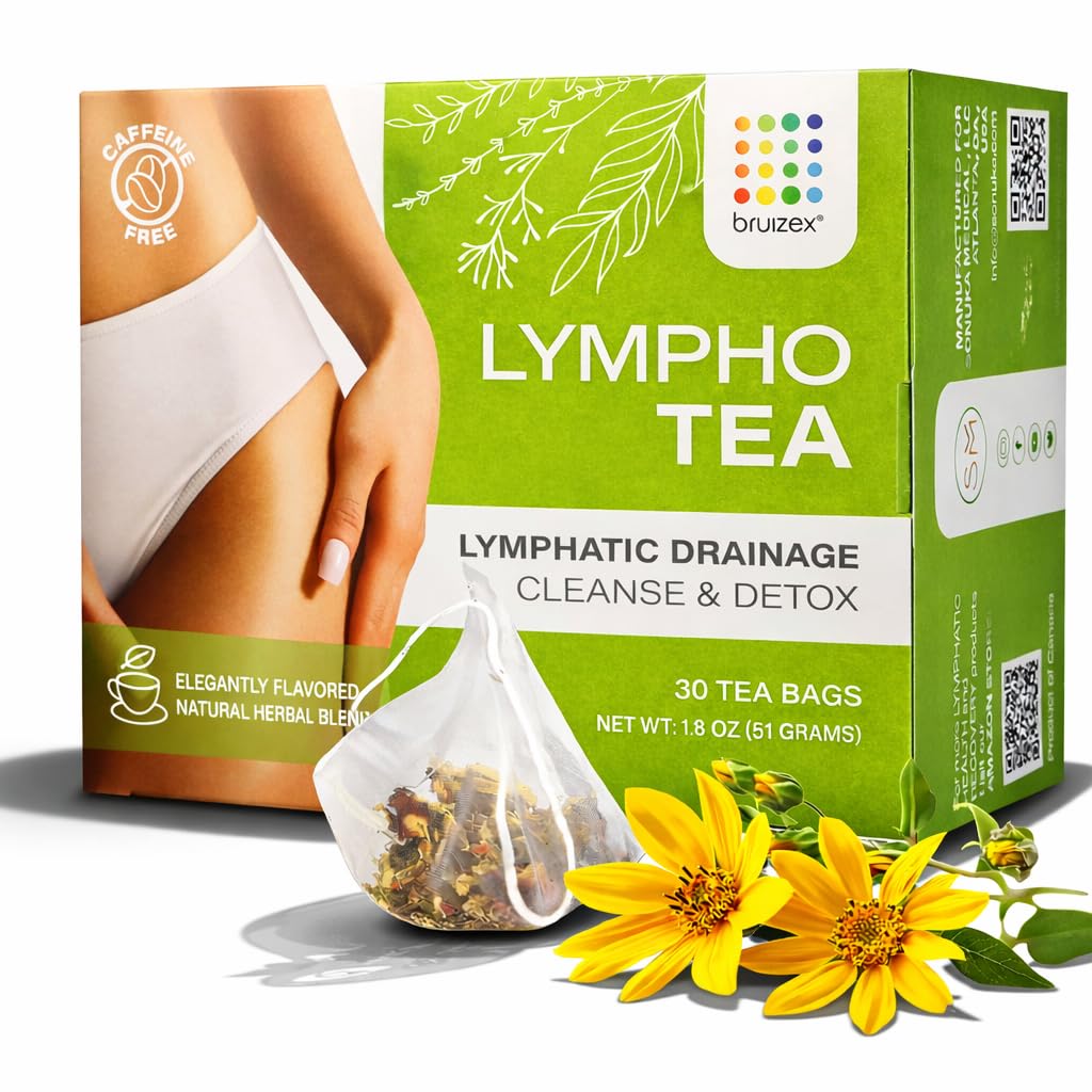 Bruizex Lymphatic Tea box front for routine wellness