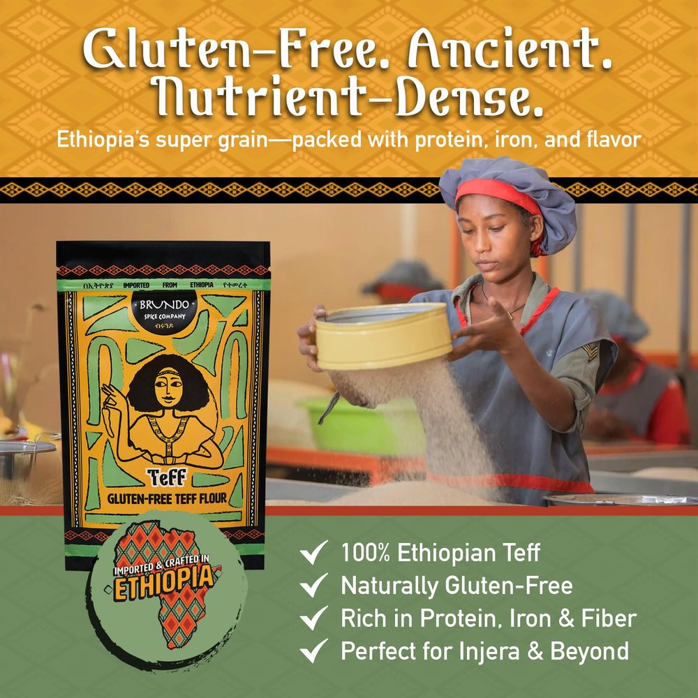 Brundo Ethiopian teff farms in traditional cultivation