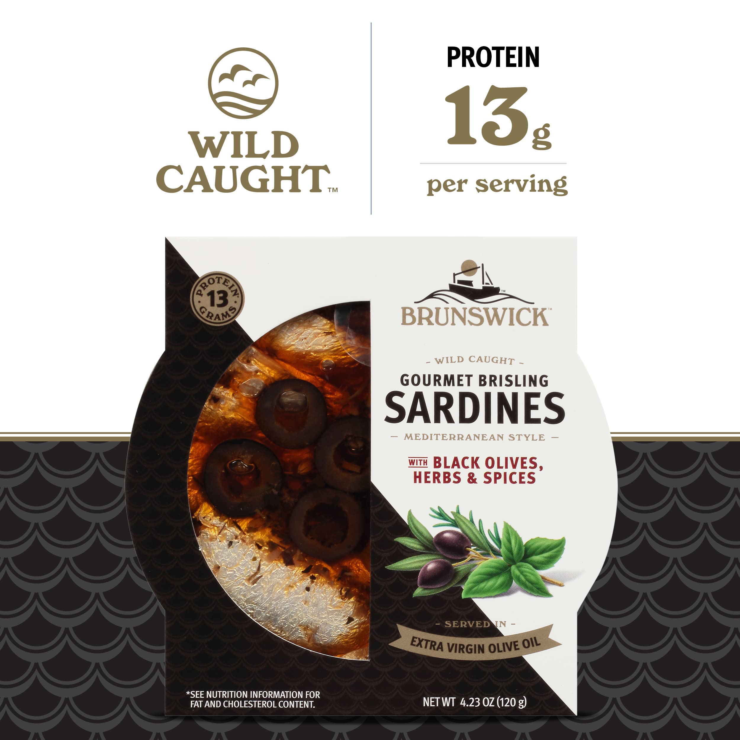 Hand-packed Brunswick sardines highlighting quality and texture