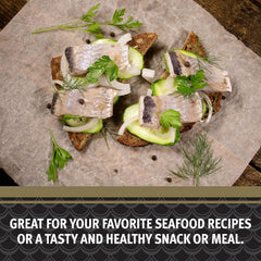 Brunswick Herring Fillets pantry staple boosts flavor in meals.