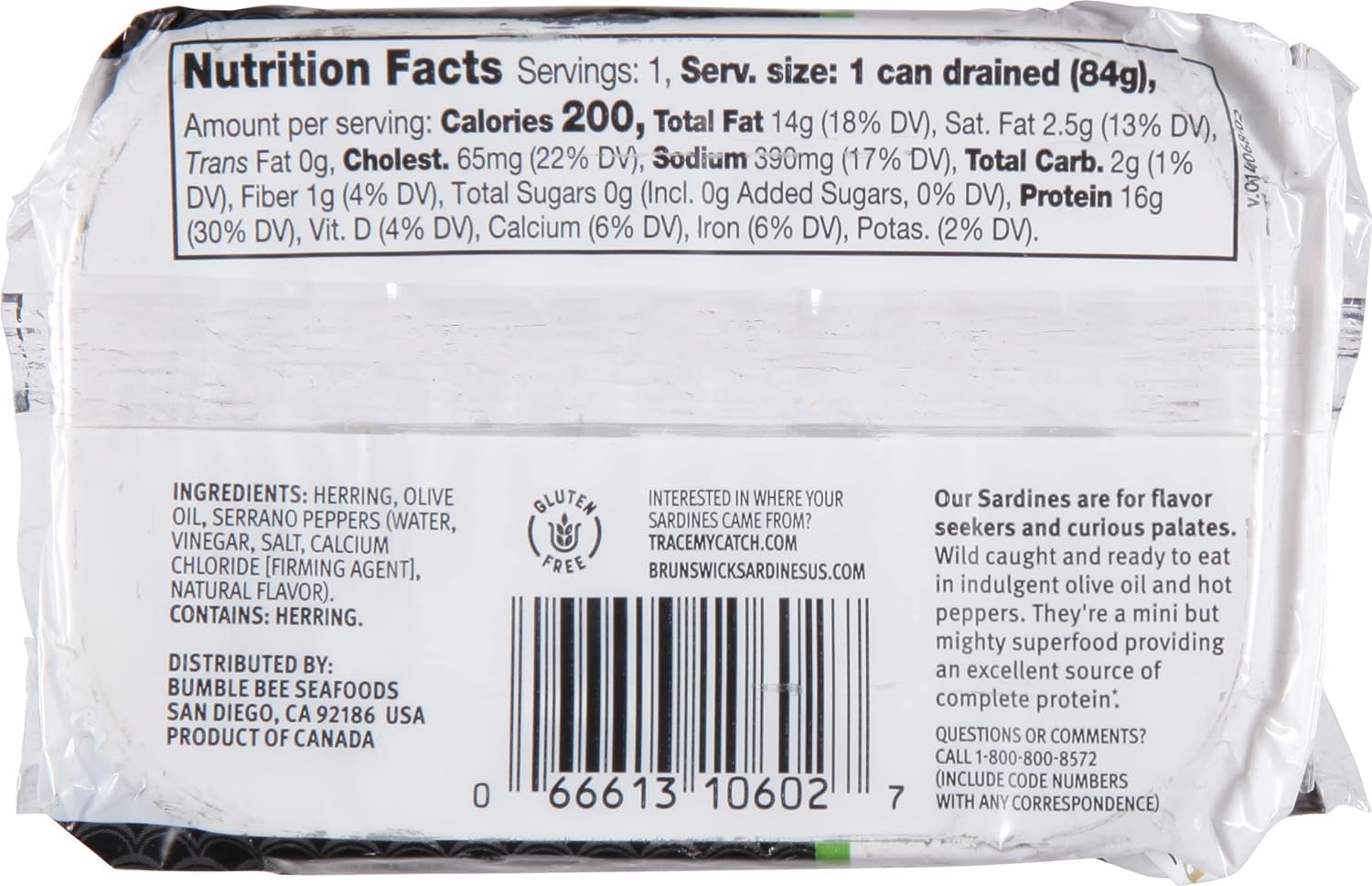 Brunswick sardines boneless butterflied fillets for quick meals