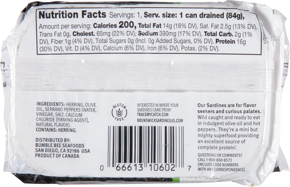 Brunswick sardines boneless butterflied fillets for quick meals