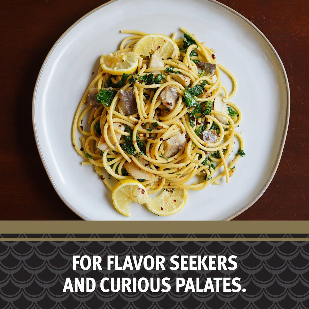 Pack of 12 Brunswick sardine cans for versatile meals.