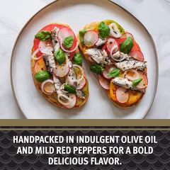 Brunswick pantry-ready sardines, ideal for quick salads or pasta