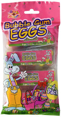 Bubble Gum Eggs four-pack display, ideal for Easter baskets.