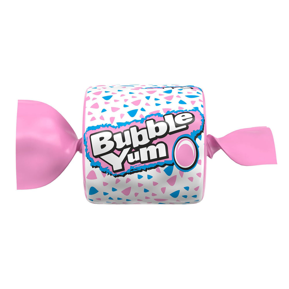 Soft texture of Bubble Yum Original shown in a close-up view.