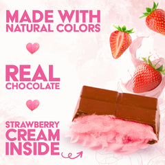 Bubblegum Kids Angel Hair chocolate bar with heart-themed packaging, perfect for Valentine’s gifts.
