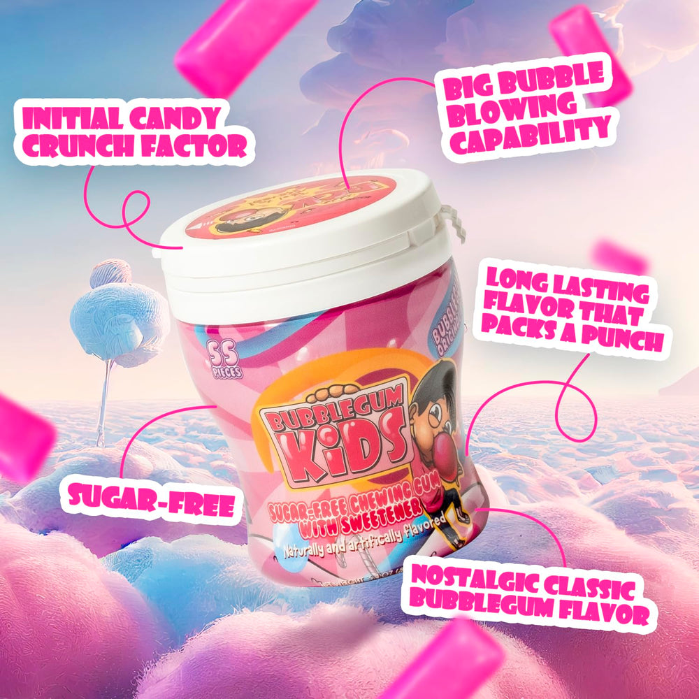 Bubblegum Kids Original Blend available in convenient multi-packs.