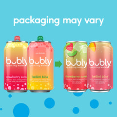Bubly 8-pack 12 oz cans for convenient sharing