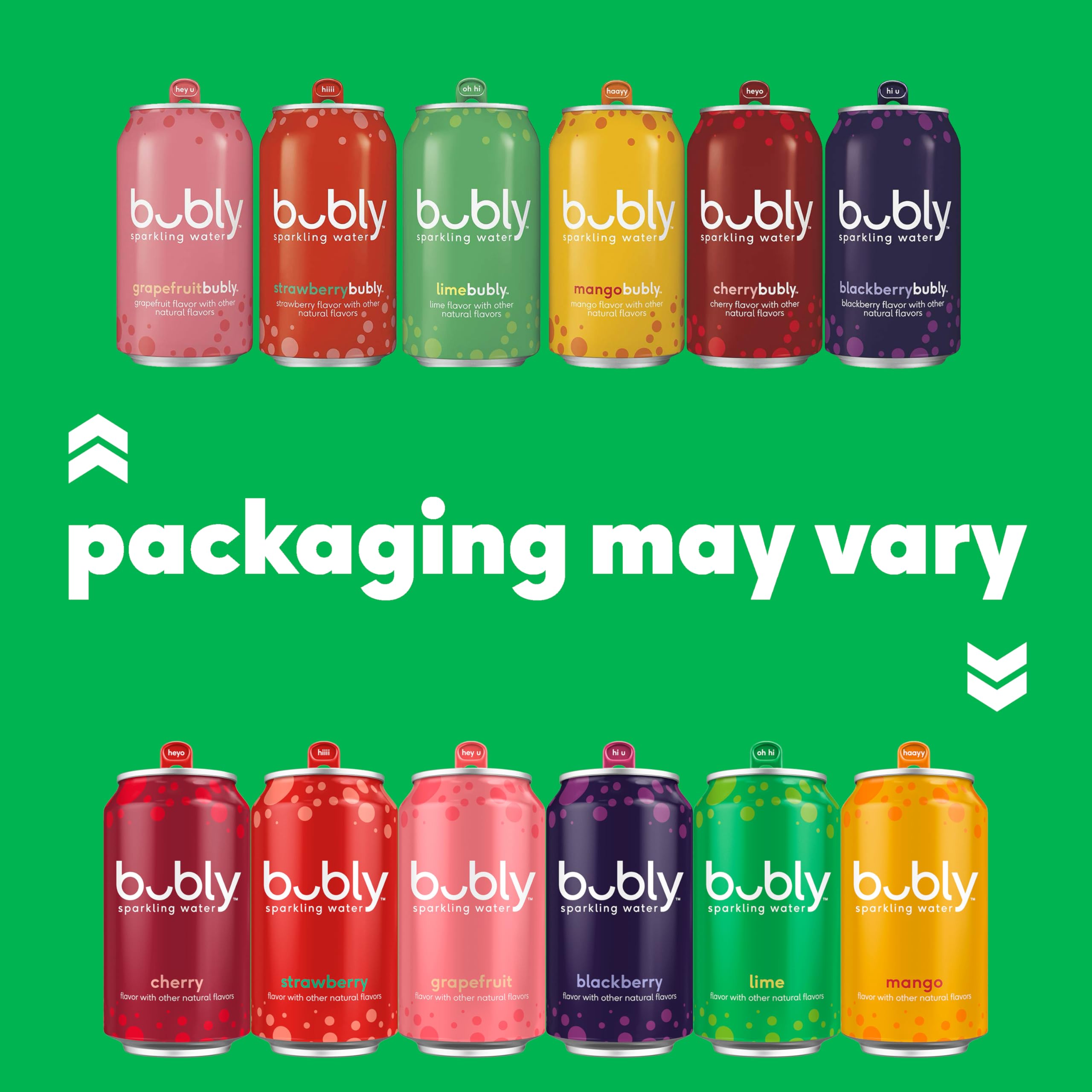 Bubly Coconut Pineapple pack of eight cans ready for gatherings.