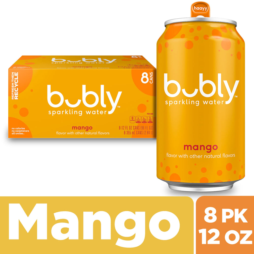 Bubly Mango eight-can pack showcases value and variety