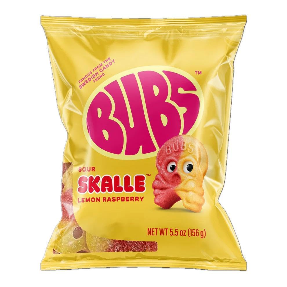 Soft-pillowy foam texture of BUBS candy invites longer snacking moments