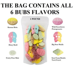 Bubs Godis Swedish Candy Mix big skull gummies, ideal for parties and gift moments.