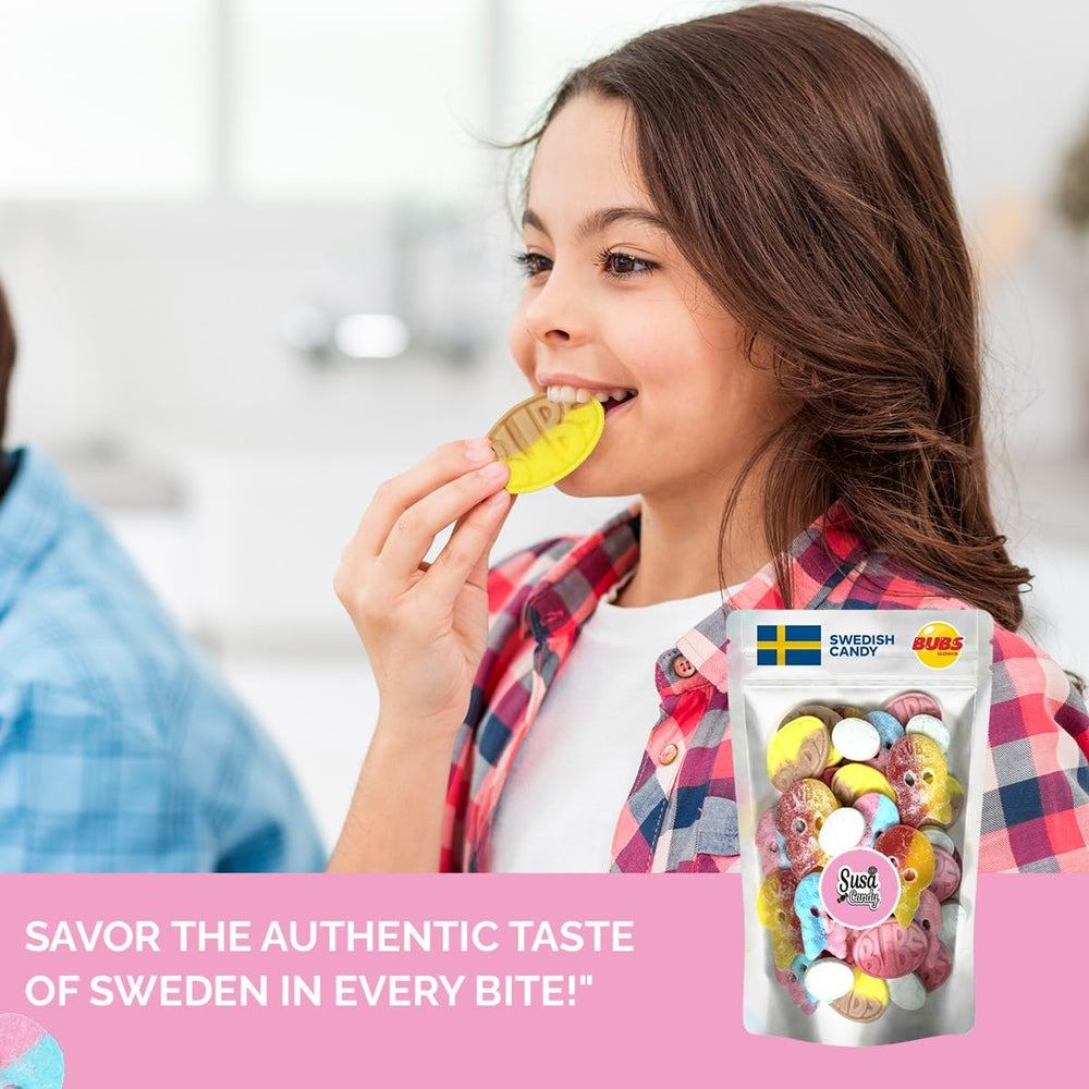 Bubs Swedish Candy Mix vegan gummies for allergy-friendly enjoyment