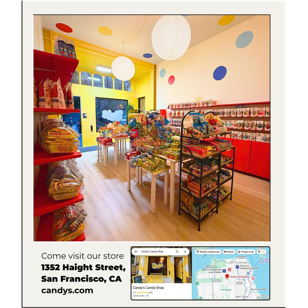 BUBS Tutti Frutti Rhombus foam candy product shot highlights vegan, gelatin-free option