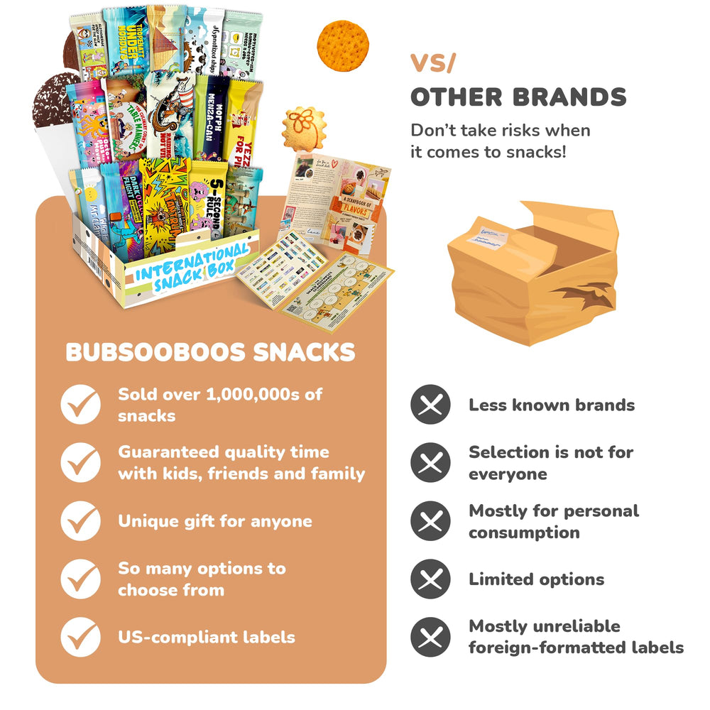 Bubsooboo's Midi Snack Box gift-ready packaging invites easy, thoughtful gifting.
