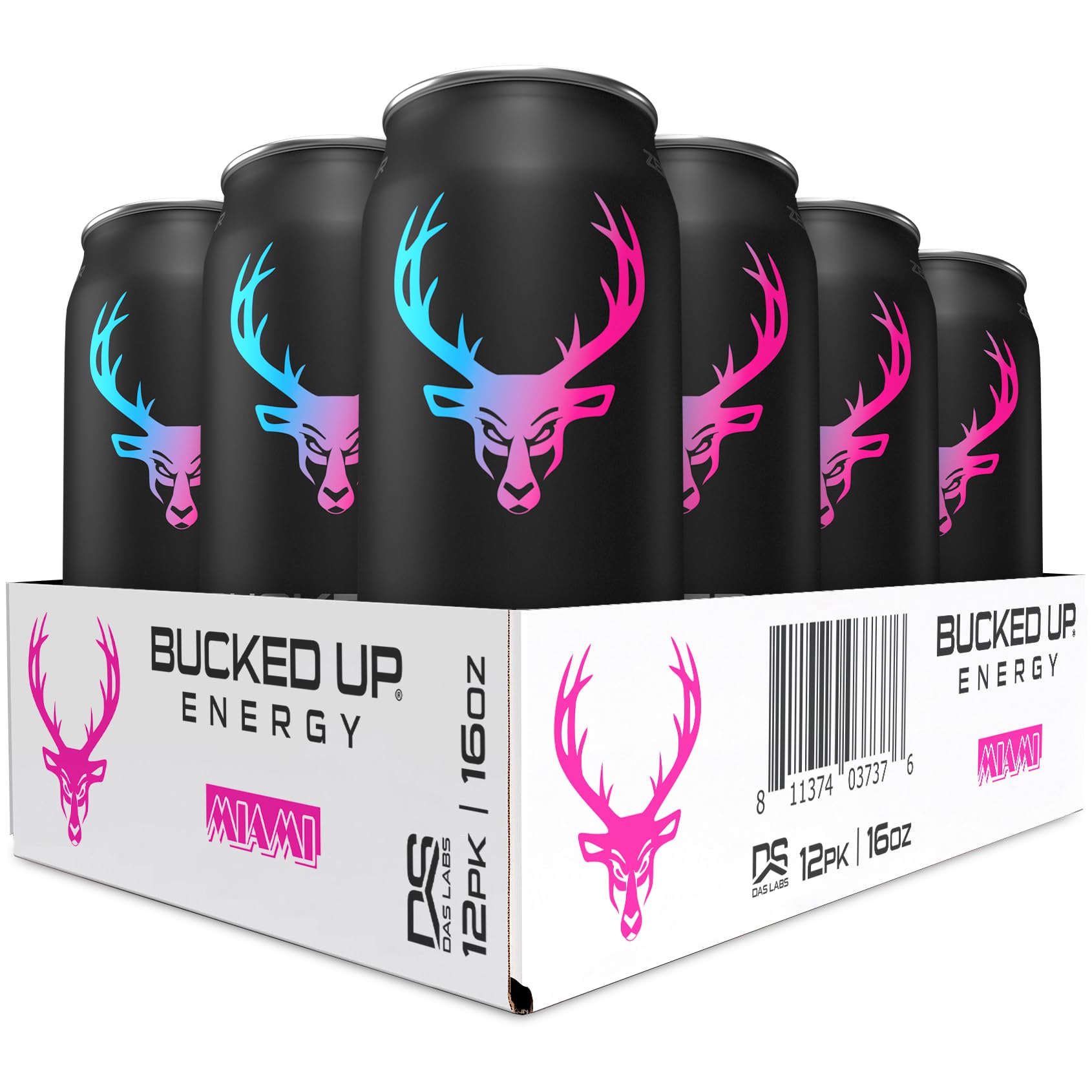 Bucked Up Energy 300mg can delivers bold caffeine boost for focused energy.