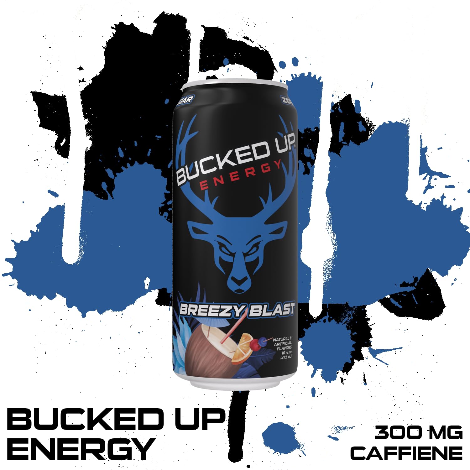 Bucked Up Breezy Blast on-the-go energy for study and travel