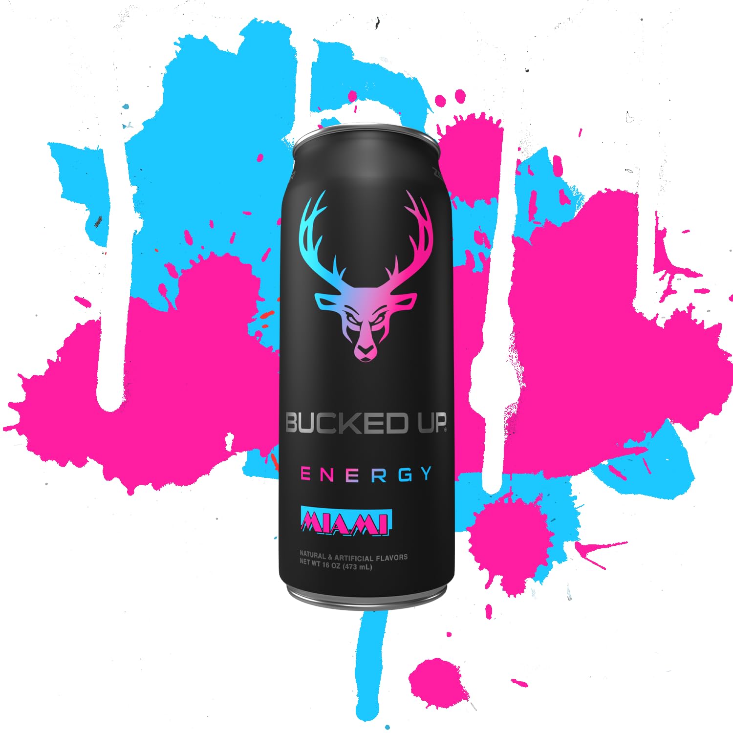 Bucked Up Energy ready-to-drink setup provides grab-and-go energy anytime.