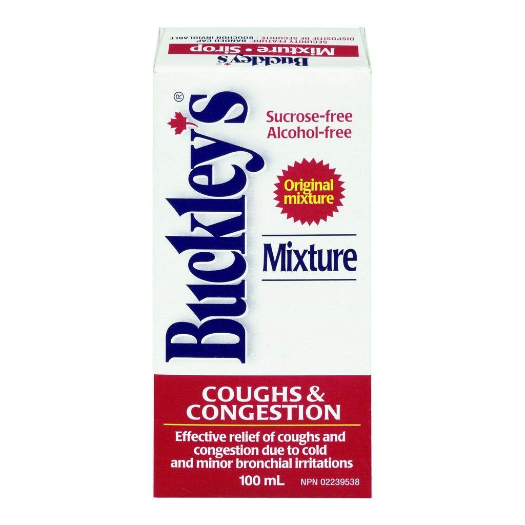Buckley's Original Cough Congestion Syrup two-bottle pack for everyday cough management