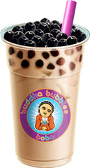 Buddha Bubbles Boba brown sugar pearls with caramel tint for milk tea