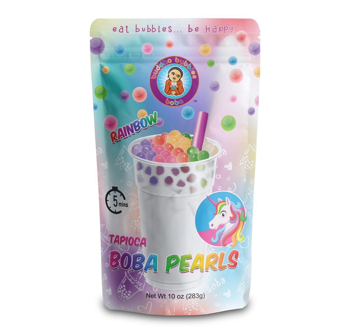Buddha Bubbles Boba premium taro pearl close-up, rich flavor and satisfying chew.