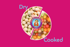 Buddha Bubbles Boba real tapioca pearls packaging shows a convenient 10 oz portion.