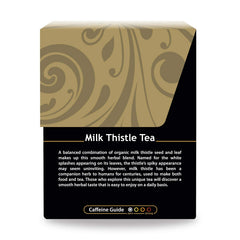 Buddha Teas Milk Thistle Tea cup with Clover Honey for a soothing ritual