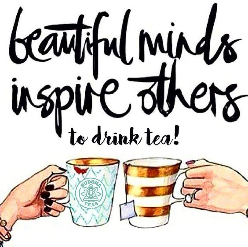 Buddha Teas Oat Straw Tea calm cup image suggests a subtle, soothing flavor.