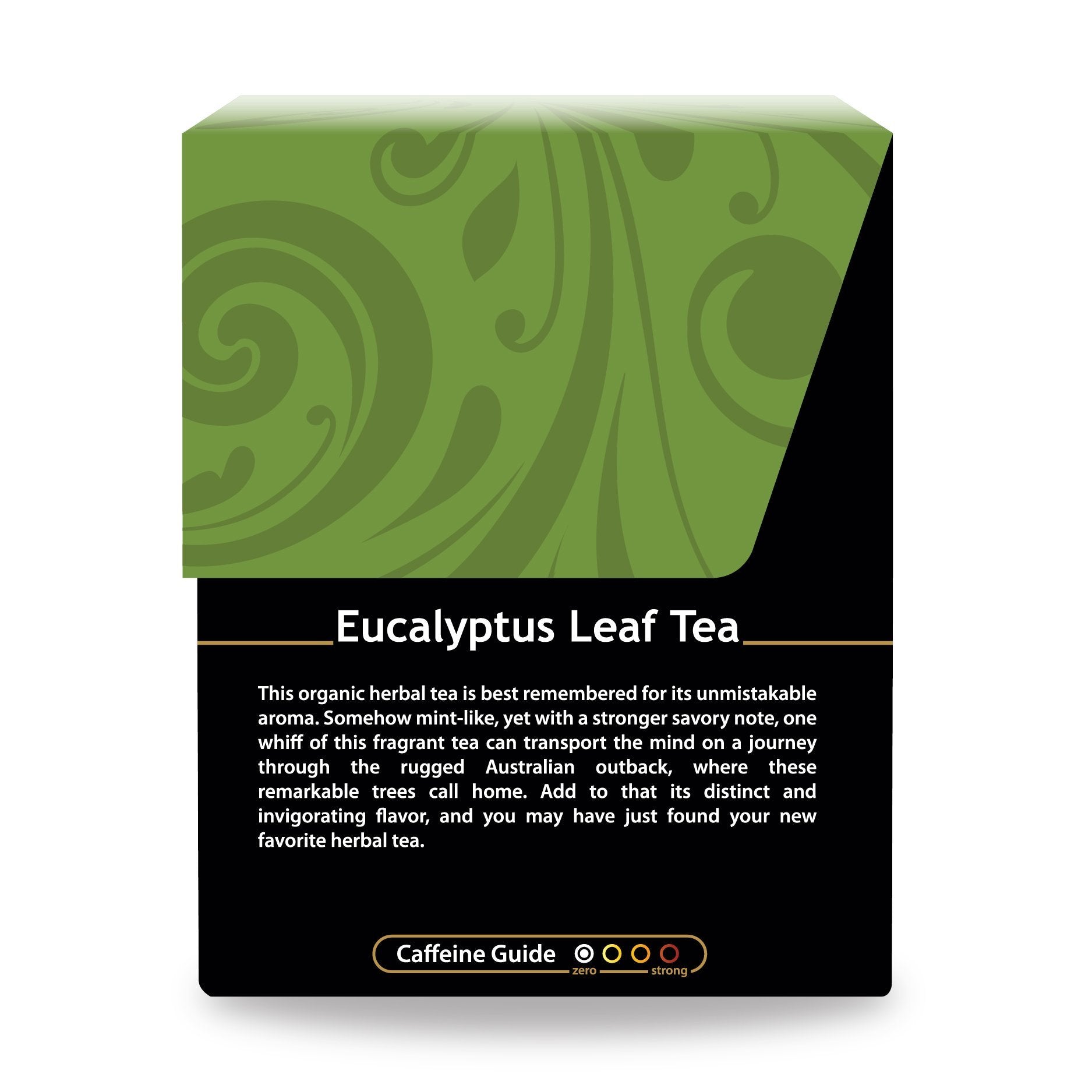 Buddha Teas Organic Eucalyptus Leaf image—fresh leaves deliver natural aroma for a calm tea routine.