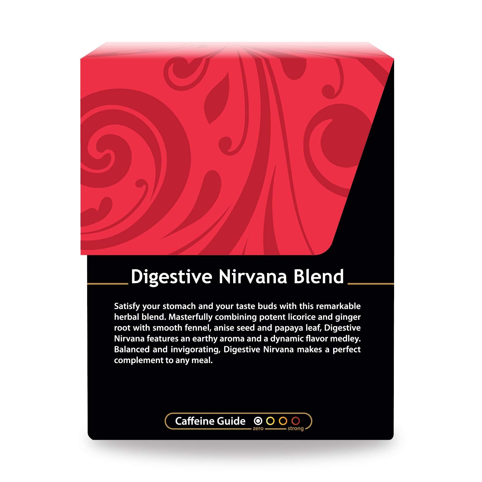 Buddha Teas Organic herbs and spices highlight natural antioxidants and minerals.