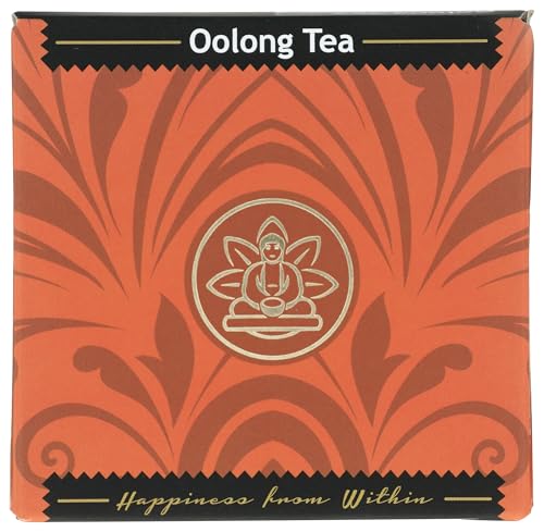 Buddha Teas recyclable packaging box highlighting sustainable design.