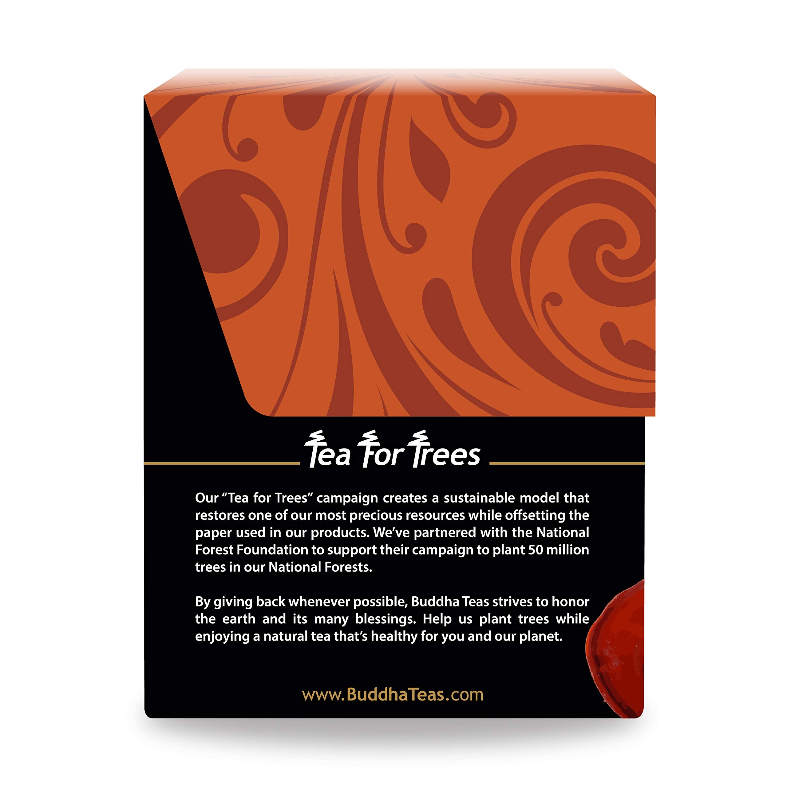 Buddha Teas Reishi Mushroom Blend cup steep highlights rich color and smooth taste