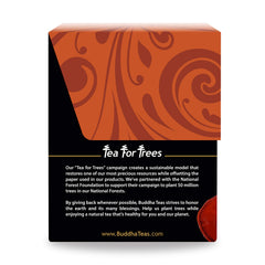Buddha Teas Reishi Mushroom Blend cup steep highlights rich color and smooth taste