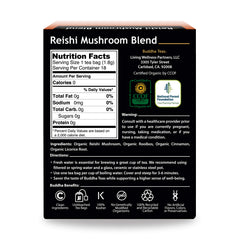 Buddha Teas Reishi Mushroom Blend being poured to reveal a warm aroma