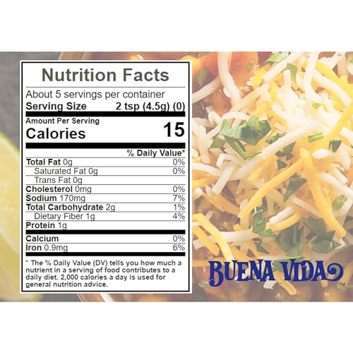 Buena Vida chili powder packet pouring for quick savory meals
