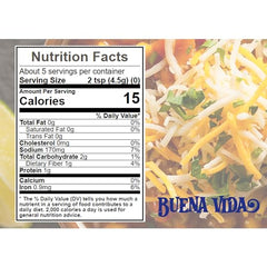 Buena Vida chili powder packet pouring for quick savory meals