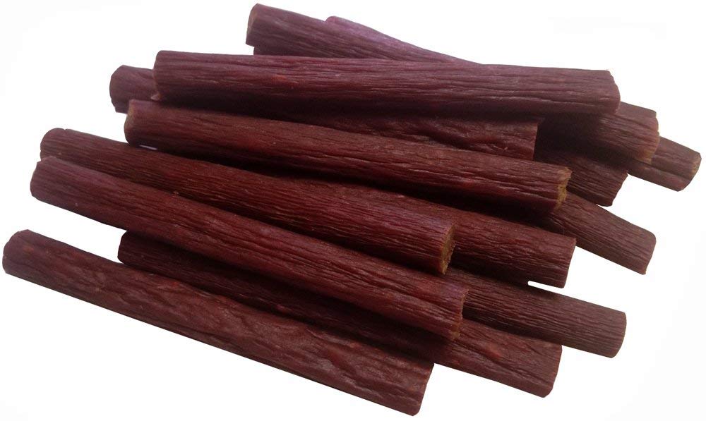 Buffalo Bills Hot Short Shots 3.5 inch sticks, bold beefy flavor for quick bites on the go.