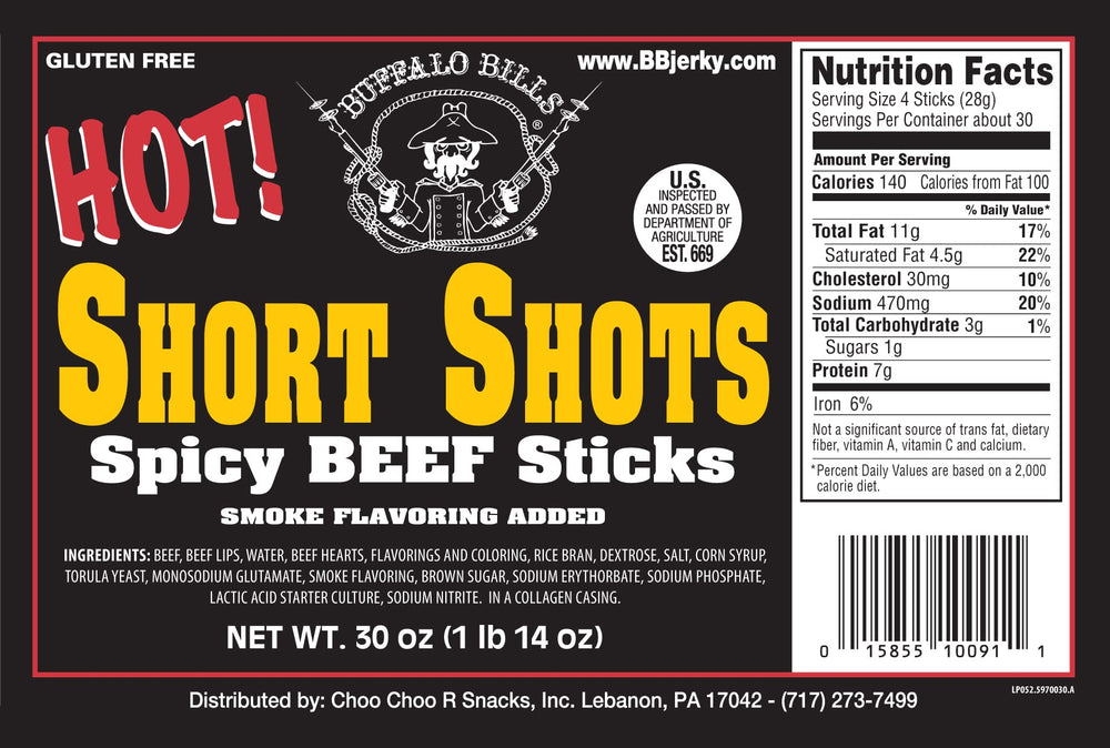 Buffalo Bills Short Shots offer five flavors for versatile snacking at events and celebrations.