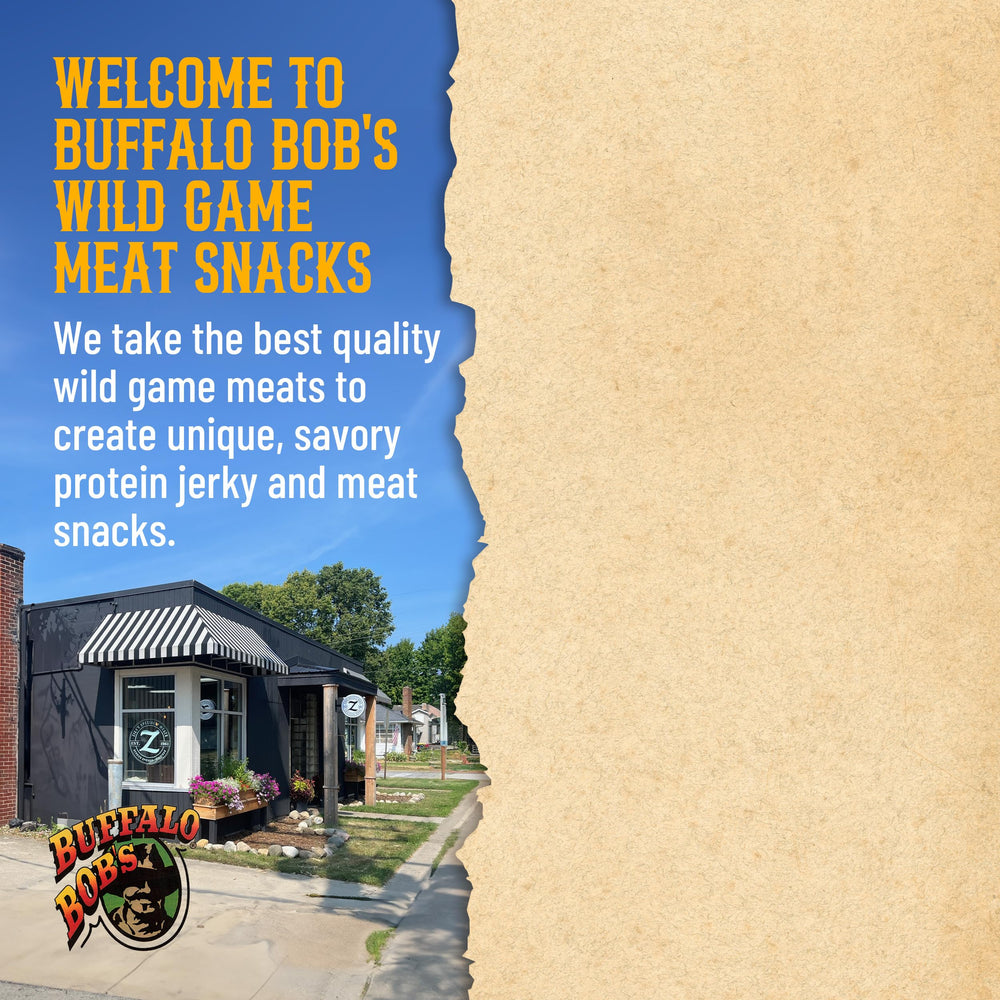 Buffalo Bob's Exotic Jerky on-the-go snack pack ready for trips.