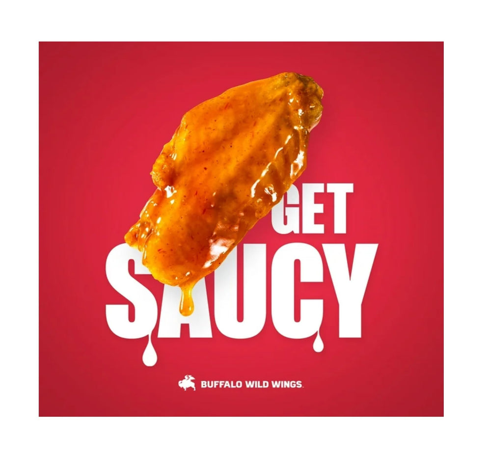 Buffalo Wild Wings Mango Habanero sauce pour to glaze dishes with sweet heat