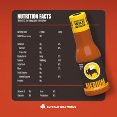 Buffalo Wild Wings Medium Buffalo Sauce for dipping and snacking with chips