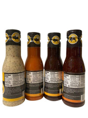 Buffalo Wild Wings Honey BBQ bottle for savory glaze on wings
