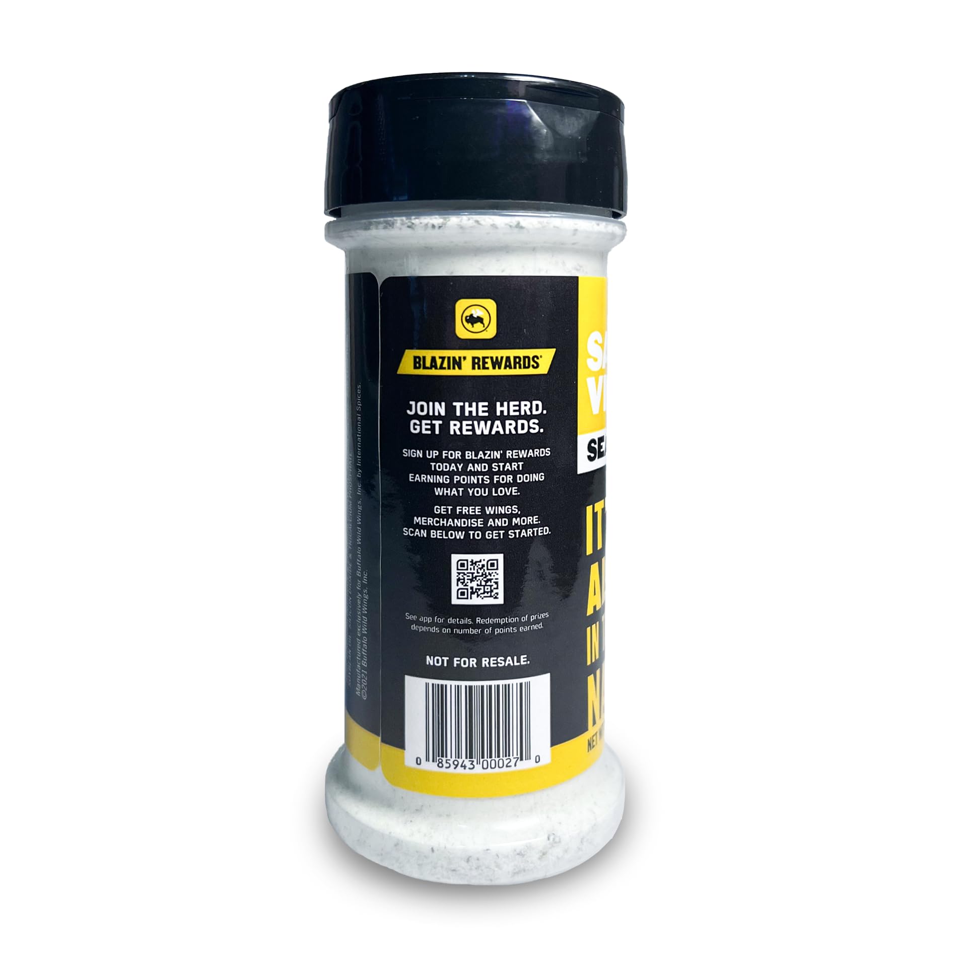 Buffalo Wild Wings Salt & Vinegar dry rub ideal for grilling and roasting.