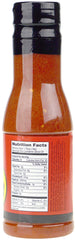 Buffalo Wild Wings Wild sauce label close-up highlighting tangy heat
