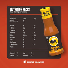 Buffalo Wild Wings Spicy Garlic Buffalo Sauce for dipping delivers rich garlic heat and tang.