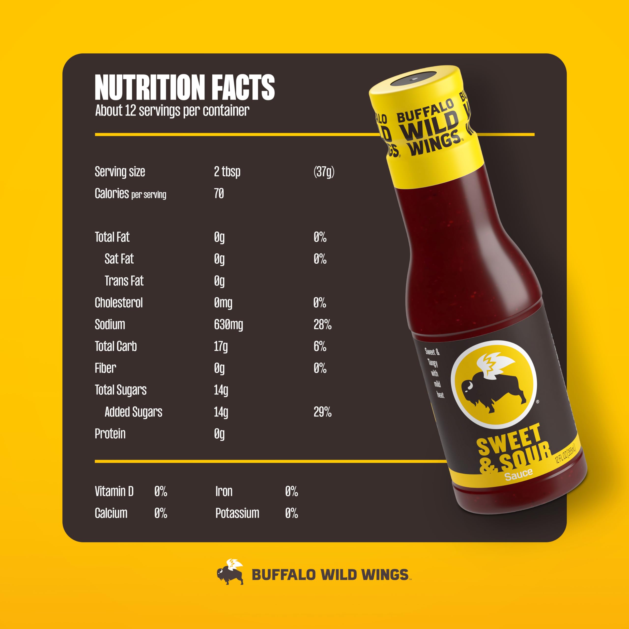 Buffalo Wild Wings Sweet and Sour Sauce dip served with crispy bites